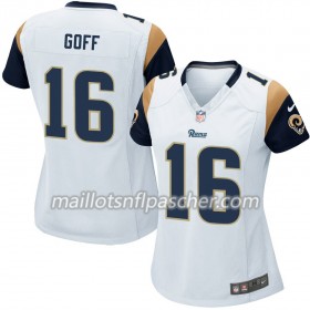 Maillot Los Angeles Rams Jared Goff 16 Nike Blanc - Femme